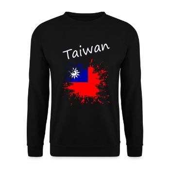 Taiwan - Unisex Pullover - Schwarz - Vorne - Alina (178cm) & Michal (187cm)