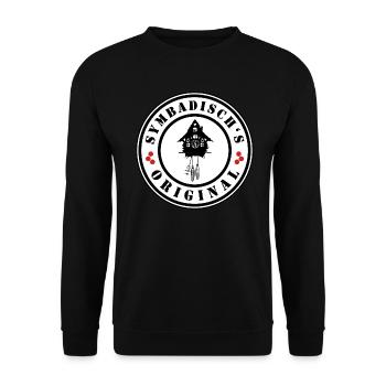 L’original de Symbadisch - Sweat-shirt Unisexe - noir - Devant - Alina (178cm) & Michal (187cm)