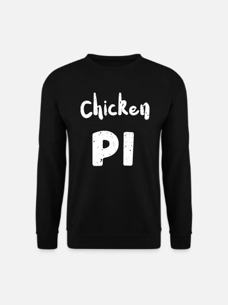 Chicken Pi - Math - Unisex Pullover - Schwarz