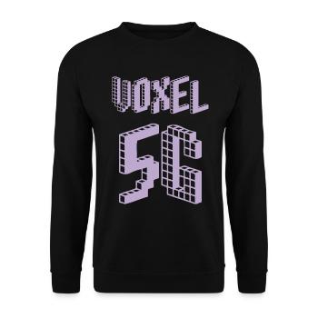 Voxel 5g - Unisex Pullover - Schwarz - Vorne - Alina (178cm) & Michal (187cm)