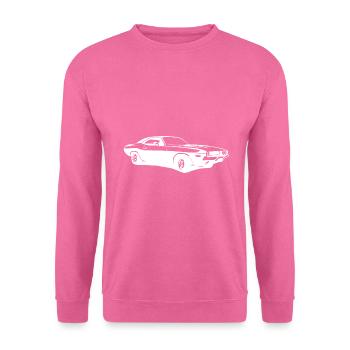 Sportwagen - Unisex Pullover - Pink - Vorne