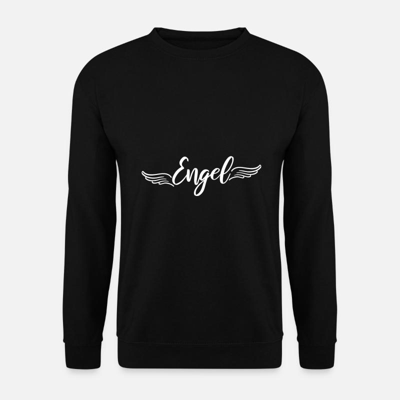 Engel - Unisex Pullover - Schwarz