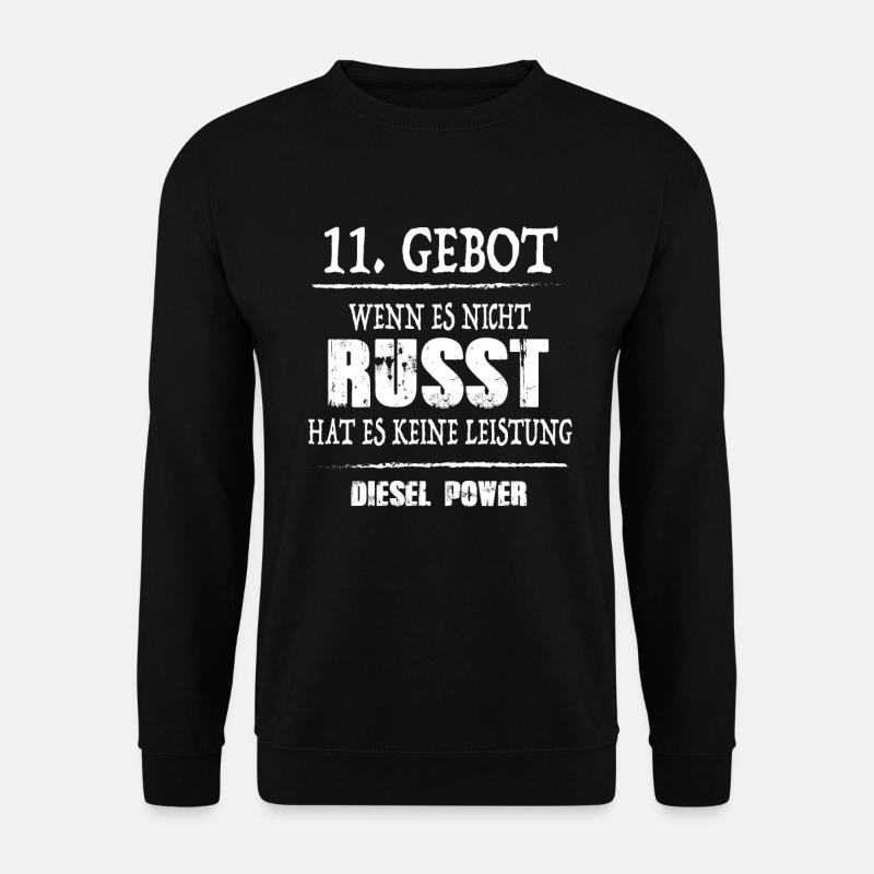 DIESEL POWER - Unisex Pullover - Schwarz