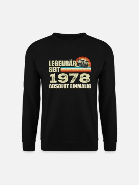 Légendaire depuis 1978 - absolument unique - Sweat-shirt Unisexe - noir