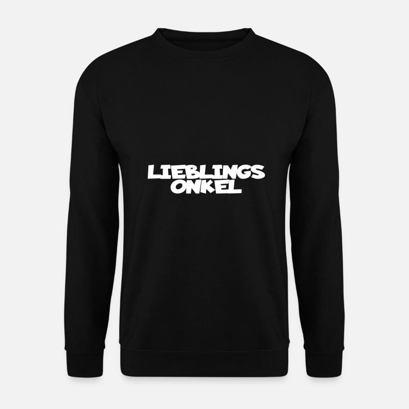 Onkel Lieblingsonkel - Unisex Pullover - Schwarz