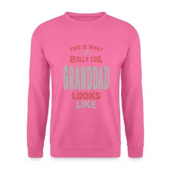 Wirklich cooler Opa - Unisex Pullover - Pink - Vorne