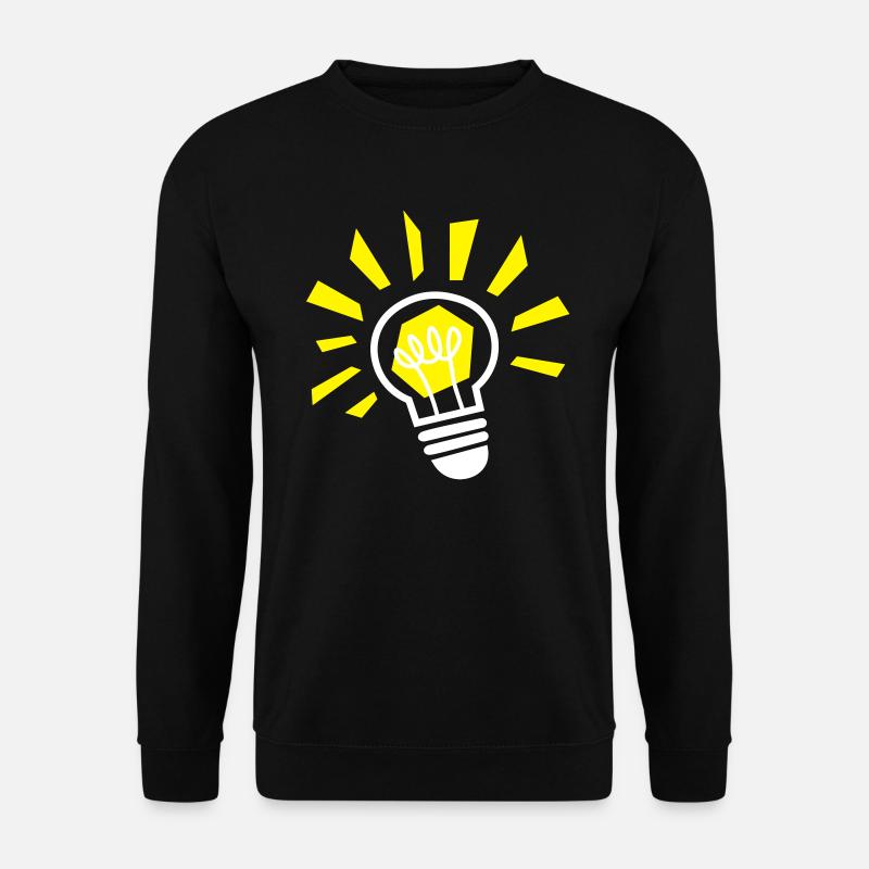 Light bulb - ampoule - light - lamp - Unisex Sweatshirt - black
