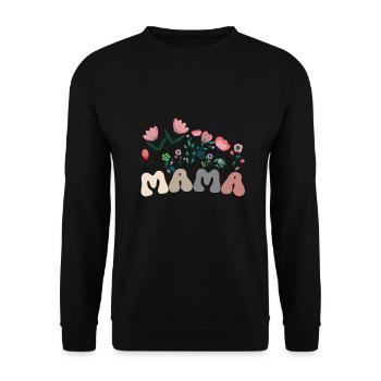 The best mom in the world - Unisex Sweatshirt - black - Front - Alina (178cm) & Michal (187cm)