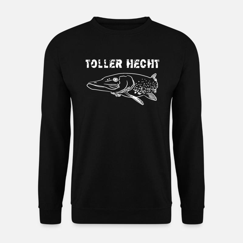 Angeln - Unisex Pullover - Schwarz