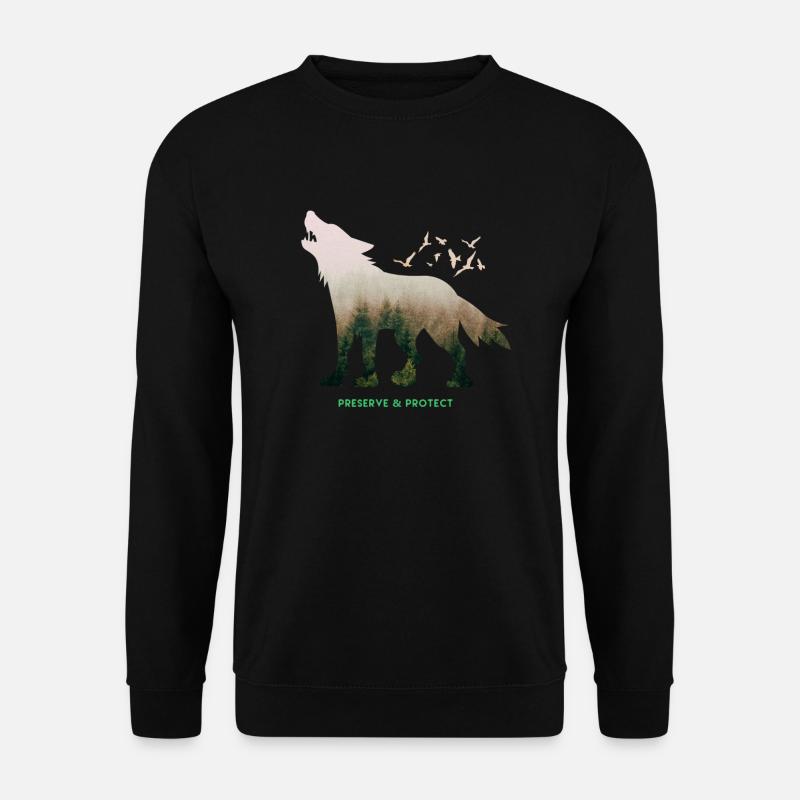 Naturschutz Umweltschutz Klimaschutz Geschenk - Unisex Pullover - Schwarz