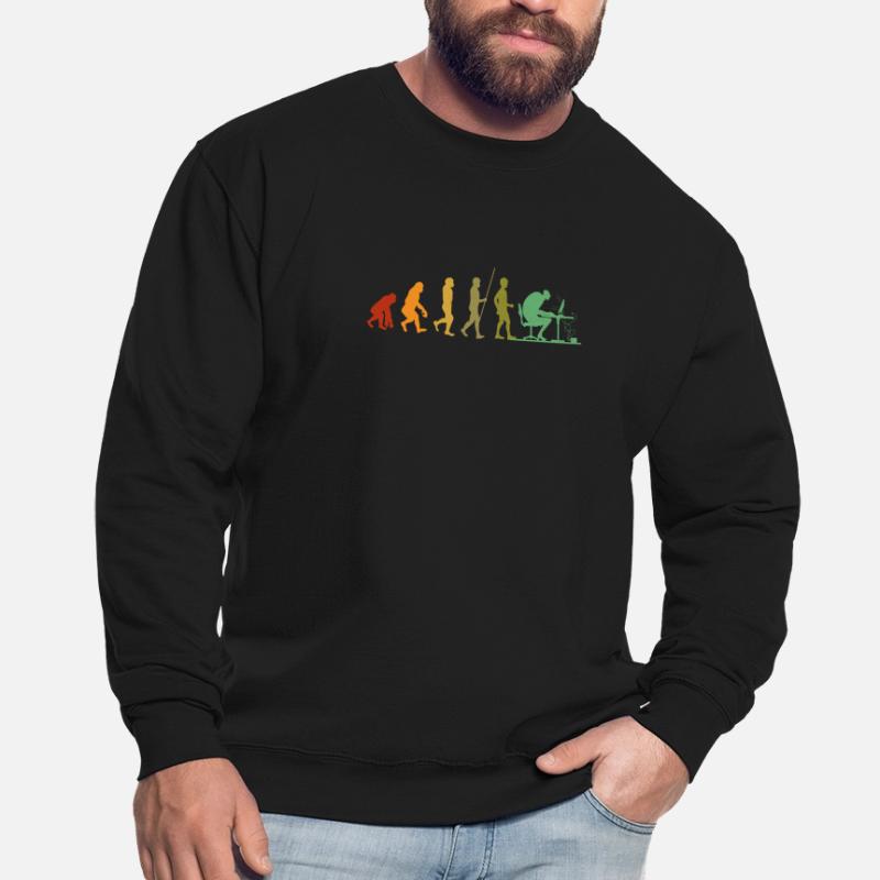 Programmeur geek évolution informatique Sweat-shirt Unisexe