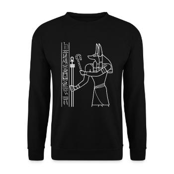 Egypt - Unisex Sweatshirt - black - Front - Alina (178cm) & Michal (187cm)