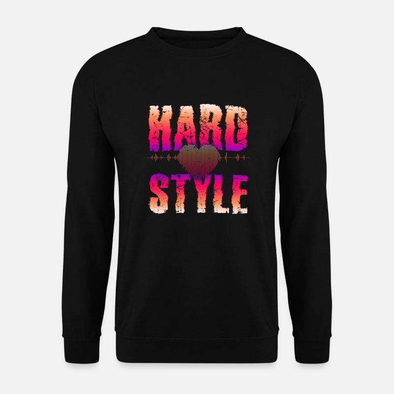 Hardstyle Techno Rave Raver Gift - Unisex Sweatshirt - black
