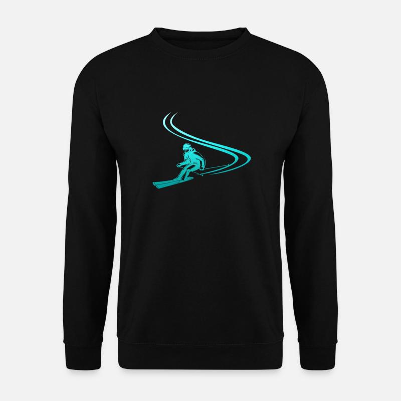Ski ski ski ski vacances de vacances - Sweat-shirt Unisexe - noir