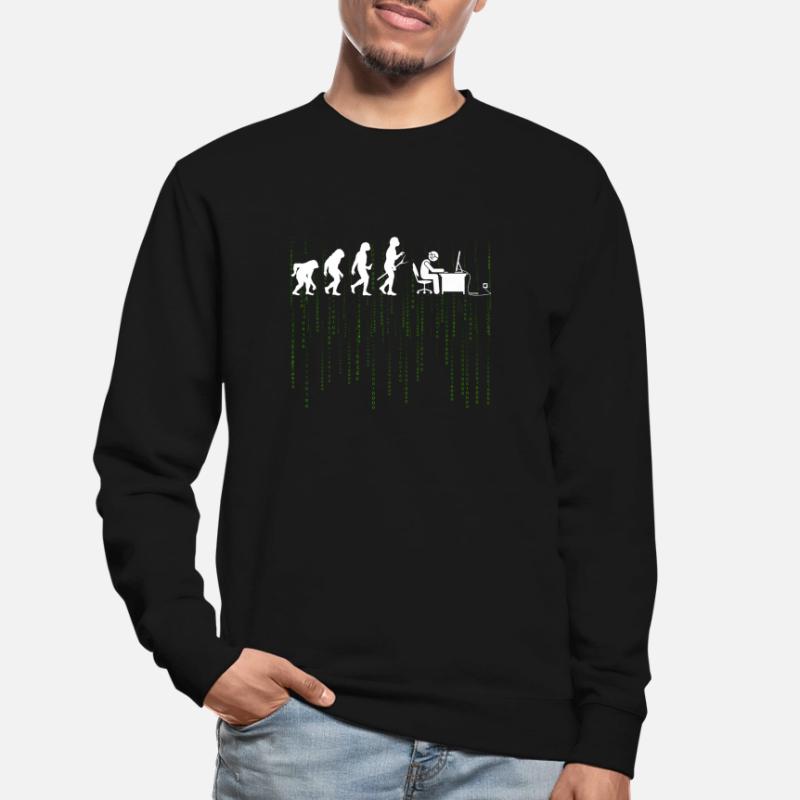 Evolution Computer Enticklung BrushIng Gift Unisex Sweatshirt