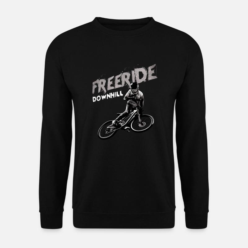 Freeride Downhill Mountain Biker Gift - Unisex Sweatshirt - black
