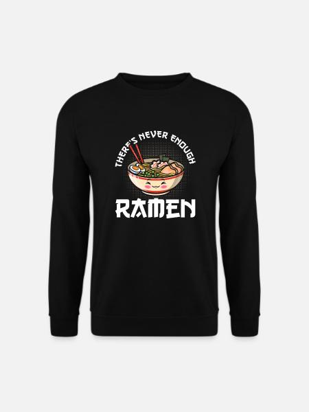 Ramen Japan Japanisch Nudeln Asiatisch Geschenk - Unisex Pullover - Schwarz