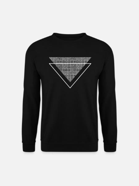 Abstract Amazigh Berber Nord African Motive Symbol - Unisex Pullover - Schwarz