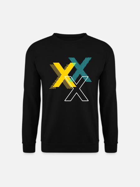 X Letter - Unisex Sweatshirt - black