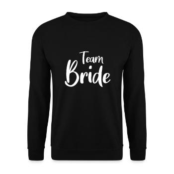 Mariée d'équipe - Sweat-shirt Unisexe - noir - Devant - Alina (178cm) & Michal (187cm)