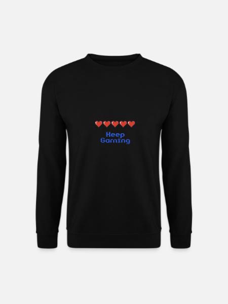 keep gaming Geschenkidee - Unisex Pullover - Schwarz