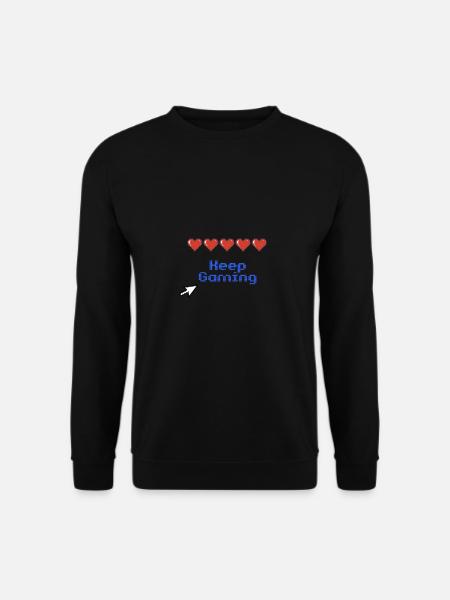keep Gaming Geschenk - Unisex Pullover - Schwarz