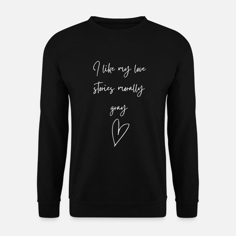 Leser lesen Buch Geschenkidee - Unisex Pullover - Schwarz