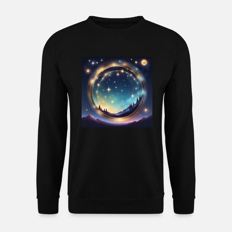 Lion Astrologie Lion Cadeau - Sweat-shirt Unisexe - noir