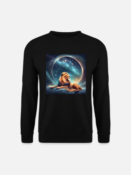 Leo Birthday Zodiac Gift - Unisex Sweatshirt - black