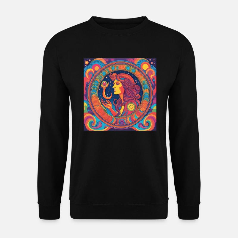Virgo Star Astrology Gift - Unisex Sweatshirt - black