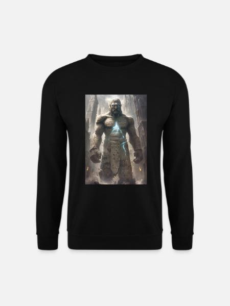 Golem jüdisch Judentum Geschenk - Unisex Pullover - Schwarz
