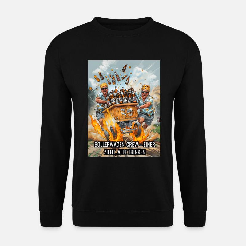 Men's Day Beer Friends Gift - Unisex Sweatshirt - black
