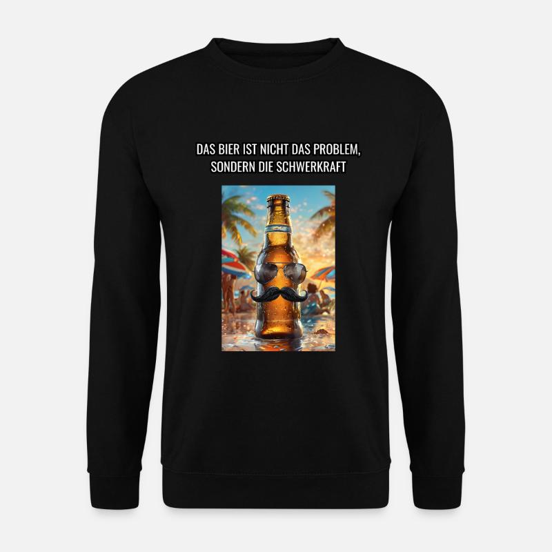 Men's Day Drink Beer Gift - Unisex Sweatshirt - black