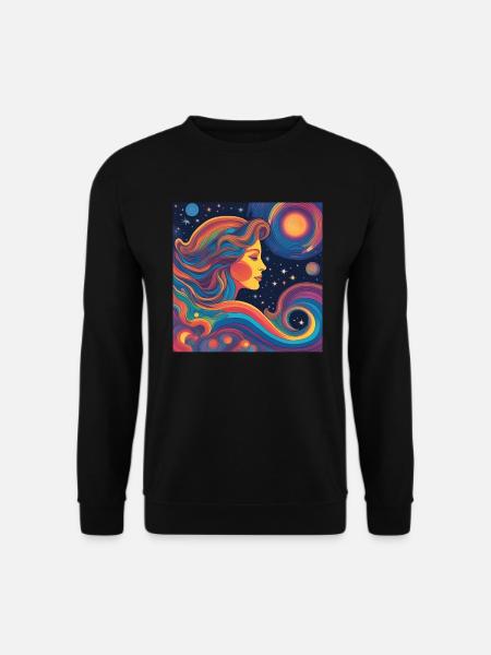 Virgo Astrology Born Gift - Unisex Sweatshirt - black