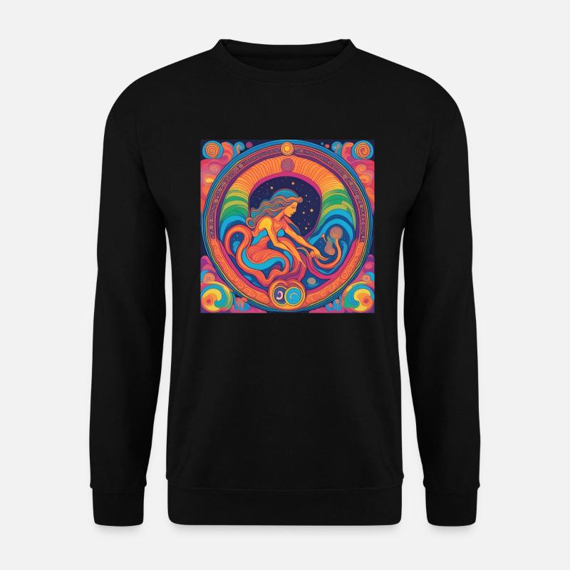 Idée cadeau d’anniversaire astrologie Vierge - Sweat-shirt Unisexe - noir