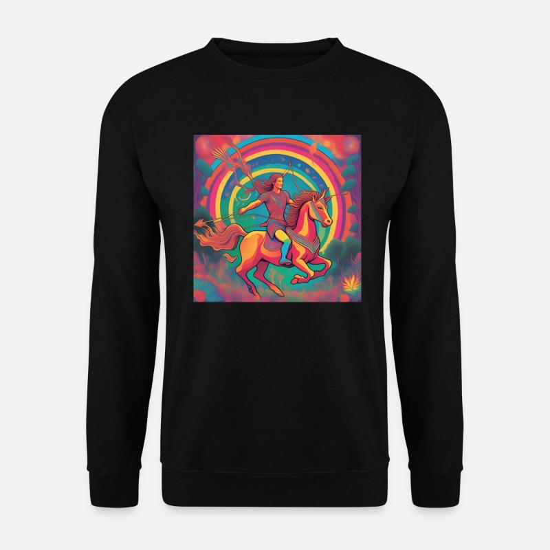 Sagittaire Astrologie Astro Gift - Sweat-shirt Unisexe - noir