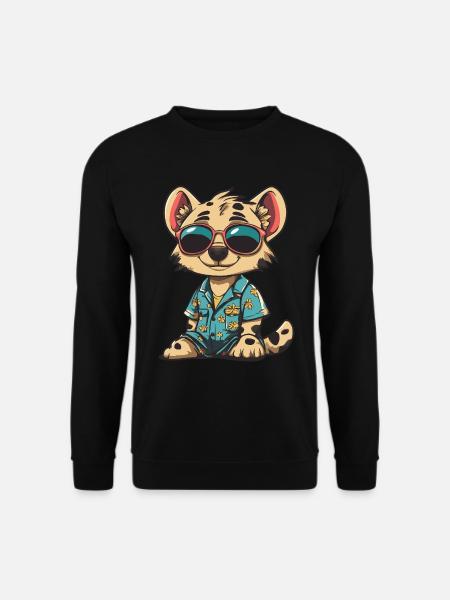 Hyena Funny Summer - Unisex Sweatshirt - black