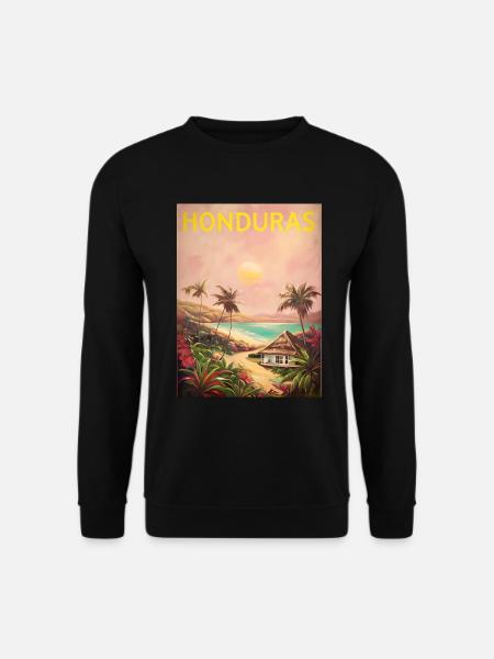 Honduras Pride Origin Gift - Unisex Sweatshirt - black