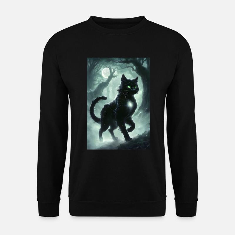Cat Mythology Myth Gift - Unisex Sweatshirt - black