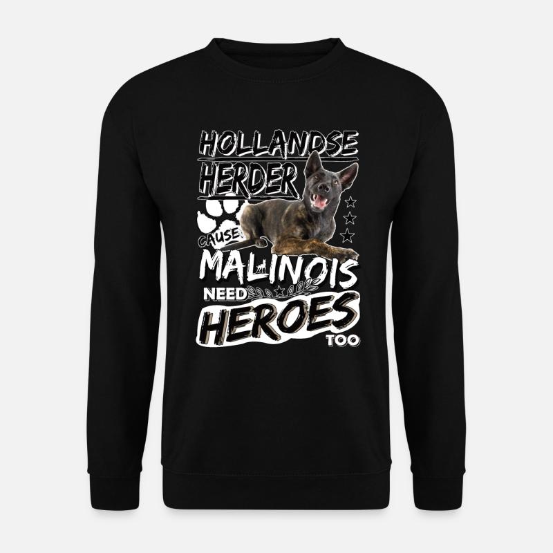 Holländischer Schäferhund – Schäferhund Spruch - Unisex Pullover - Schwarz