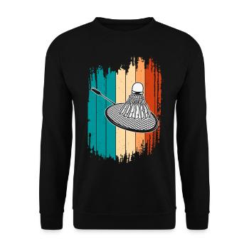 Badminton - Unisex Pullover - Schwarz - Vorne - Alina (178cm) & Michal (187cm)