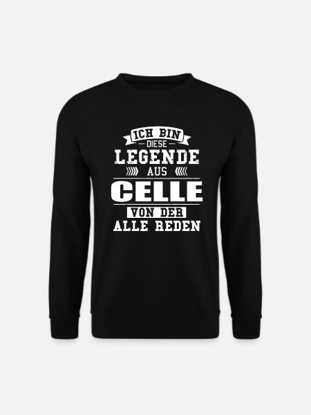 Stadt Celle Deutschland Legende Spruch - Unisex Pullover - Schwarz