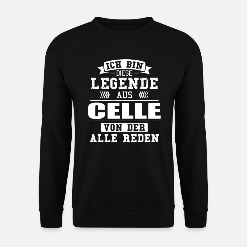 Stadt Celle Deutschland Legende Spruch - Unisex Pullover - Schwarz
