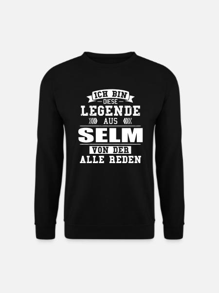 Stadt Selm Deutschland Legende Spruch - Unisex Pullover - Schwarz
