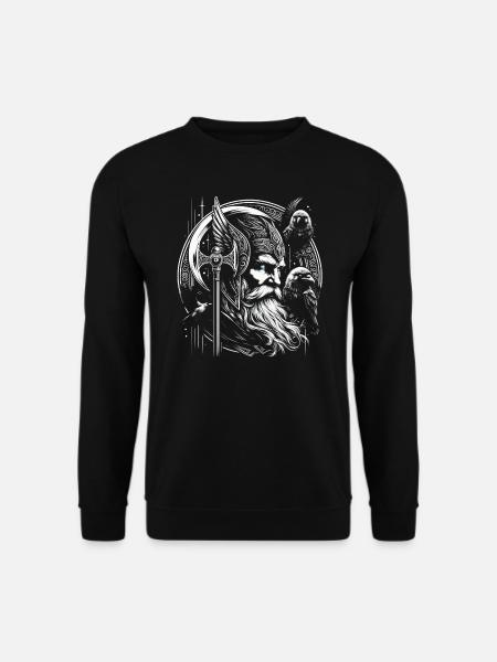 Odin Viking God - Unisex Sweatshirt - black