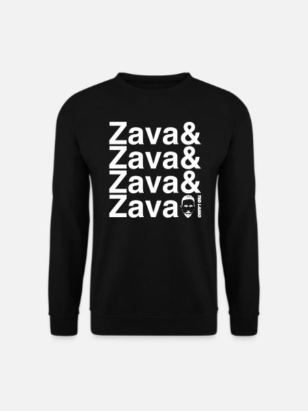 Ted Lasso Zava Schriftzug Weiß - Unisex Pullover - Schwarz