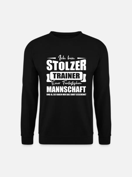 Trainer Shirt • Stolzer Trainer • Geschenk - Unisex Pullover - Schwarz