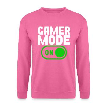 Gamer Mode On - Unisex Sweatshirt - pink - Front