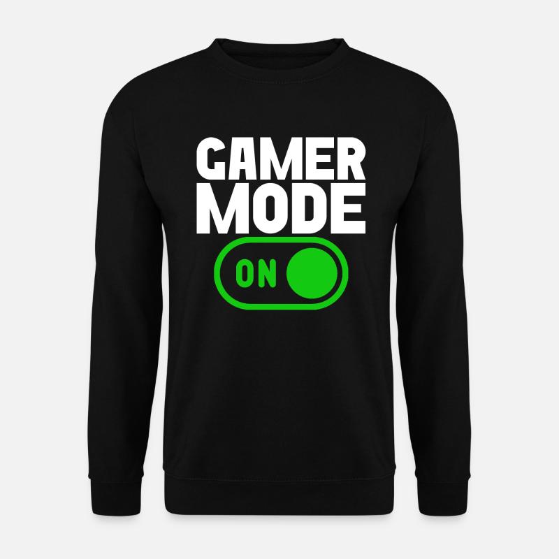 Gamer Mode On - Unisex Sweatshirt - black