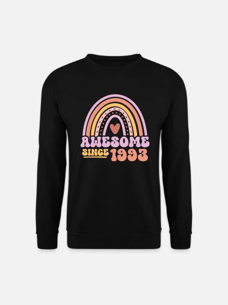 Großartig seit 1993 - Retro Vintage Geburtstag - Unisex Pullover - Schwarz